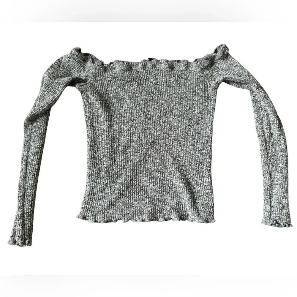 Windsor Long Sleeve Stretchy Crop Top T Shirt Size XS